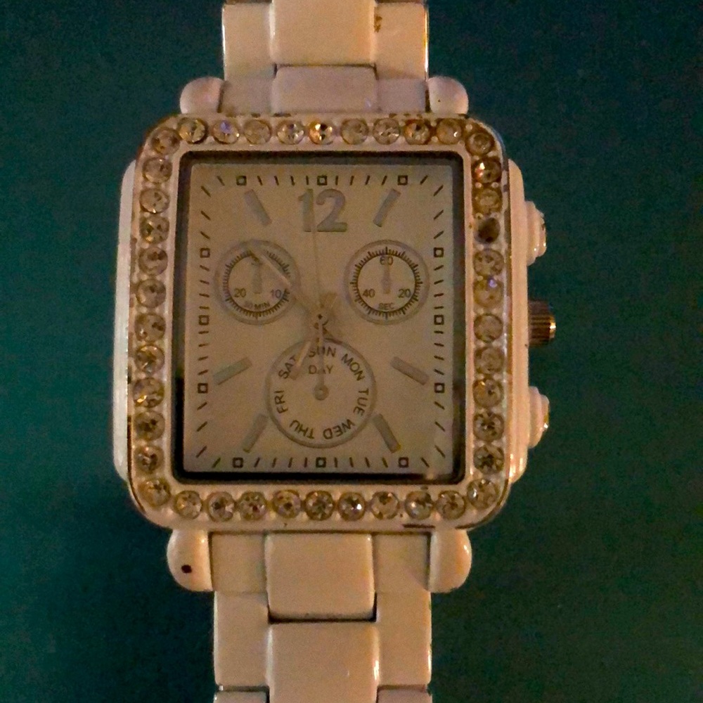 White Quartz Watch